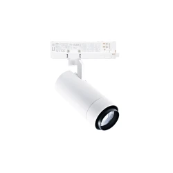 LED σποτ ράγας 4 γραμμών ρυθμιζόμενο ντιμαριζόμενο COB 40W 230V ενδιάμεσο φως 4000K Φ95x191mm λευκό
