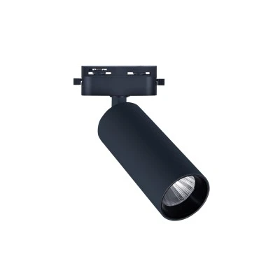 LED σποτ ράγας 2 γραμμών COB 10W ντιμαριζόμενο 230V θερμό λευκό φως 3000K 1200lm 36° μαύρο Φ54x153mm LED σποτ ράγας 2 γραμμών COB 10W ντιμαριζόμενο 230V θερμό λευκό φως 3000K 1200lm 36° μαύρο Φ54x153mm