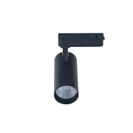 LED σποτ ράγας μονοφασικό COB 20W 230V θερμό φως 3000K 36° Φ60x165mm μαύρο 