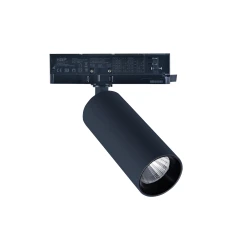 LED σποτ ράγας 4 γραμμών COB 10W ντιμαριζόμενο 230V ενδιάμεσο λευκό φως 4000K 36° μαύρο Φ54x153mm LED σποτ ράγας 4 γραμμών COB 10W ντιμαριζόμενο 230V ενδιάμεσο λευκό φως 4000K 36° μαύρο Φ54x153mm