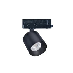 LED σποτ ράγας 4 γραμμών (τριφασικό) COB 30W 230V θερμό λευκό 3000K 38° μαύρο Φ88x88mm LED σποτ ράγας 4 γραμμών (τριφασικό) COB 30W 230V θερμό λευκό 3000K 38° μαύρο Φ88x88mm