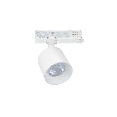 LED σποτ ράγας 4 γραμμών 40W ντιμαριζόμενο 230V ενδιάμεσο λευκό φως 4000K 38° λευκό Φ98x95mm