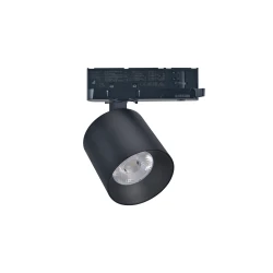 LED σποτ ράγας 4 γραμμών 40W ντιμαριζόμενα 230V ενδιάμεσο φως 4000K 38° διαστάσεις D:98mm L:95mm μαύρο