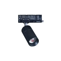 LED σποτ ράγας 4 γραμμών ρυθμιζόμενο ντιμαριζόμενο 10W 230V θερμό φως 3000K Φ55x110mm μαύρο