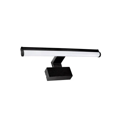 LED φωτιστικό μπάνιου στρογγυλό 40cm 8W IP44 CCT 230V μαύρο (αλουμίνιο/PC)