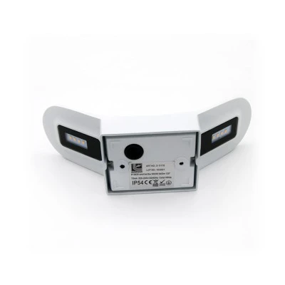 Φωτιστικό αλουμινίου Led επίτοιχο 8W 220-240VAC 3000k 640lm κυρτό λευκό έμμεσου φωτισμού IP54 Φωτιστικό αλουμινίου Led επίτοιχο 8W 220-240VAC 3000k 640lm κυρτό λευκό έμμεσου φωτισμού IP54
