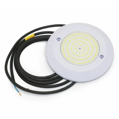 Φωτιστικό πισίνας ρητίνης LED 12VDC 10W θερμό χρώμα φωτός 3000k 590lm με διάσταση Φ13x1.5cm IP68