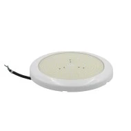 Φωτιστικό πισίνα LED ρητίνης 16W με τάση 12VDC ψυχρό χρώμα φωτός 6500Κ 1950lm IP68 με διάσταση Φ21xΥ2cm