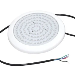 Φωτιστικό πισίνας PC SLIM LED ρητίνη 16W RGB 24VDC 4 αγωγών IP68 με διάσταση Φ21cm Y2cm Φωτιστικό πισίνας PC SLIM LED ρητίνη 16W RGB 24VDC 4 αγωγών IP68 με διάσταση Φ21cm Y2cm