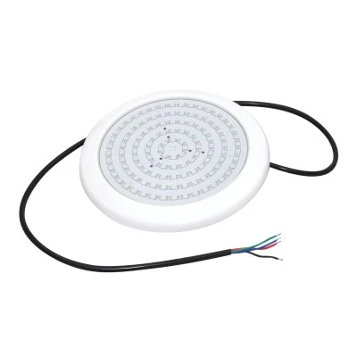 Φωτιστικό πισίνας PC SLIM LED ρητίνη 16W RGB 24VDC 4 αγωγών IP68 με διάσταση Φ21cm Y2cm