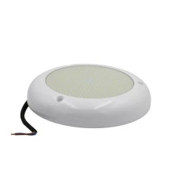 Φωτιστικό επίτοιχο LED με λαμπτήρα ρητίνης 18W & τάση12V/24V AC/DC ψυχρό χρώμα φωτός IP68 & διάσταση Φ23xY3.6cm