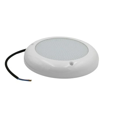 Φωτιστικό πισίνας επίτοιχη LED 18W μπλε χρώμα φωτός με τάση 12V/24V AC/DC IP68 με διάμετρο 23cm Φωτιστικό πισίνας επίτοιχη LED 18W μπλε χρώμα φωτός με τάση 12V/24V AC/DC IP68 με διάμετρο 23cm