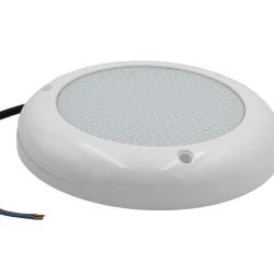 Φωτιστικό πισίνας PC LED ρητίνης Φ23cm 24W μπλε χρώμα φωτός 12V/24V AC/DC IP68 