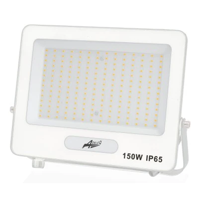Προβολέας LED 100W 230V με ψυχρό φως 6200K 10000lm 120° IP65 λευκός 230x180x35mm