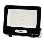 Προβολέας LED 100W 230V με ενδιάμεσο λευκό φως 4000K 10000lm 120° IP65 μαύρος 230x180x35mm