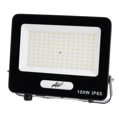 Προβολέας LED 100W 230V με ενδιάμεσο λευκό φως 4000K 10000lm 120° IP65 μαύρος 230x180x35mm