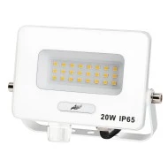 Προβολέας LED  20W 230V με ψυχρό φως 6200K IP65 λευκός