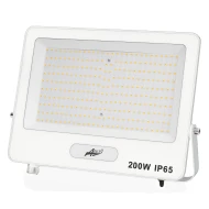 Προβολέας LED 200W 230V με ψυχρό φως 6200K 20000lm 120° IP65 λευκός 314x238x37mm