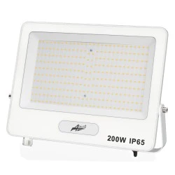 Προβολέας LED 200W 230V με ψυχρό φως 6200K 20000lm 120° IP65 λευκός 314x238x37mm