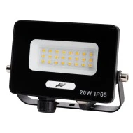 Προβολέας LED  20W 230V με ενδιάμεσο φως 4000K IP65 μαύρος