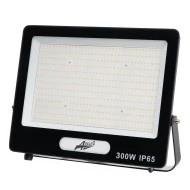 Προβολέας LED 300W 230V με ενδιάμεσο λευκό φως 4000K 30000lm 120° IP65 μαύρος 390x296x39mm