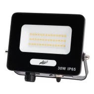 Προβολέας LED 30W 230V με ψυχρό φως 6200K IP65 μαύρος 140x107x27mm