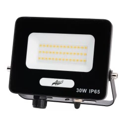 Προβολέας LED  30W 230V με ενδιάμεσο φως 4000K IP65 μαύρος
