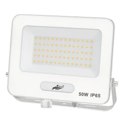 Προβολέας LED 50W 230V με ενδιάμεσο λευκό φως 4000K 5000lm 120° IP65 λευκός 180x140x32mm