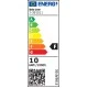 Προβολέας Led SMD 230V 10W με λευκό φως 900lm 120°  μαύρο σώμα αλουμινίου IP65