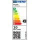 Προβολέας Led SMD 230V 20W με λευκό φως 1800lm 120° μαύρο σώμα αλουμινίου IP65 Προβολέας Led SMD 230V 20W με λευκό φως 1800lm 120° μαύρο σώμα αλουμινίου IP65