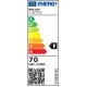 Προβολέας Led SMD 230V 70W με ψυχρό φως 6300lm 120° μαύρο σώμα αλουμινίου IP65