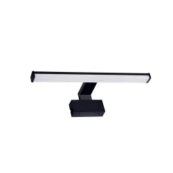 LED φωτιστικό λουτρού 60cm 10W IP44 CCT αλουμινίου/PC μαύρο (3-601081)