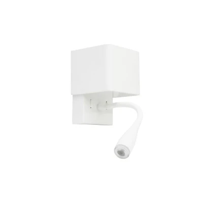 LED απλίκα & σποτ τοίχου τετράγωνη 9W με θερμό φως - λευκή LED απλίκα & σποτ τοίχου τετράγωνη 9W με θερμό φως - λευκή