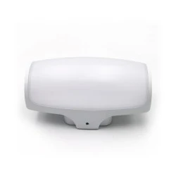 Led απλίκα αλουμινίου 132x225mm 12W 230V θερμό φως 3000k 960lm λευκή στεγανή IP54