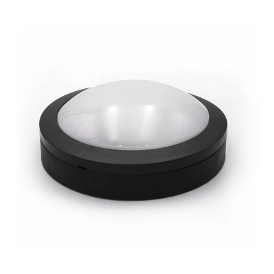 Πλαφονιέρα led pc στρόγγυλη μαύρη Ø170mm 8W 230V 3000k θερμό λευκό φως εξωτερικού χώρου IP65 Πλαφονιέρα led pc στρόγγυλη μαύρη Ø170mm 8W 230V 3000k θερμό λευκό φως εξωτερικού χώρου IP65