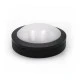 Πλαφονιέρα led pc στρόγγυλη μαύρη Ø170mm 8W 230V 3000k θερμό λευκό φως εξωτερικού χώρου IP65 Πλαφονιέρα led pc στρόγγυλη μαύρη Ø170mm 8W 230V 3000k θερμό λευκό φως εξωτερικού χώρου IP65