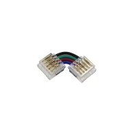 Μούφα γωνία για ταινία LED SMD RGB+W 10mm