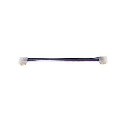 Μούφα με καλώδιο για ταινία LED SMD RGB+W 12mm Μούφα με καλώδιο για ταινία LED SMD RGB+W 12mm