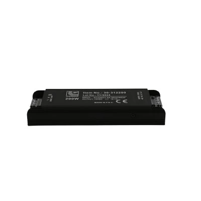 Τροφοδοτικό αλουμινίου mini 200W για ταινίες LED 230V/12VDC με προστασία από υπερθέρμανση