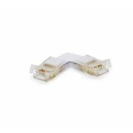 Μούφα γωνία για ταινίες Led SMD RGB 10mm