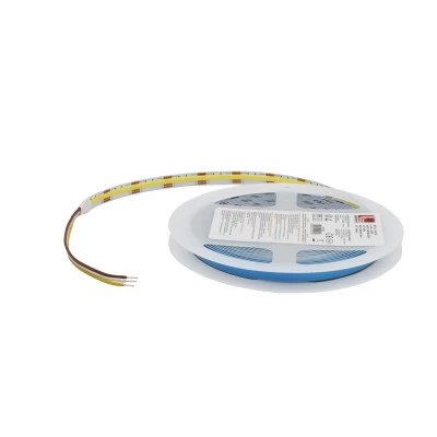 Ταινία COB LED αυτοκόλλητη 5m 24VDC 18W/m 640LED/m με δυνατότητα επιλογής φωτισμού CCT IP20