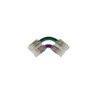 Μούφα γωνία για ταινία LED COB RGB 10mm