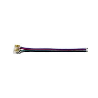 Τροφοδοσία με καλώδιο για ταινία LED COB RGB+W 12mm