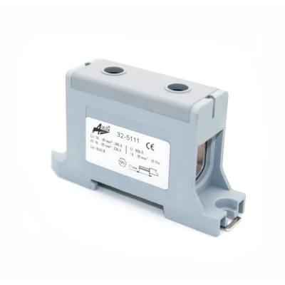 Σύνδεσμος Καλωδίων Ράγας & Βίδας 1 Πόλου 220A 800V – 1 Module Σύνδεσμος Καλωδίων Ράγας & Βίδας 1 Πόλου 220A 800V – 1 Module