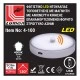 Φωτιστικό LED ντουλάπας mini 1W με μαγνήτη & ανιχνευτής κίνησης ασημί επαναφορτιζόμενο με USB