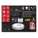 Φωτιστικό LED ντουλάπας mini 1W με μαγνήτη & ανιχνευτής κίνησης ασημί επαναφορτιζόμενο με USB