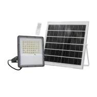 Ηλιακός προβολέας LED με ανιχνευτή κίνησης 100W 1200lm 4000K γκρι
