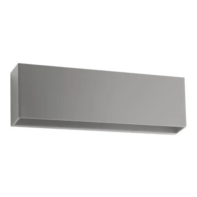 Led φωτιστικό ορθογώνιο 6W 3000k θερμό λευκό φως μονής κατεύθυνσης γκρι IP65 εξωτερικού χώρου
