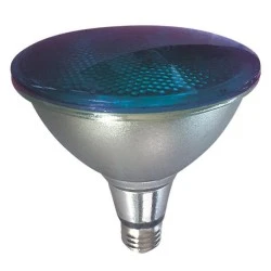 Λάμπα led smd PAR38 E27 15W 230V μπλε φως δέσμης 45° στεγανή IP65 30000h