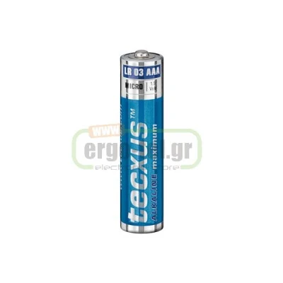 ΑΛΚΑΛΙΚΕΣ ΜΠΑΤΑΡΙΕΣ TECXUS LR 03 AAA ALKALINE MAXIMUM 1.5V ΣΕ ΣΥΣΚΕΥΑΣΙΑ 24 ΤΕΜΑΧΙΩΝ ΑΛΚΑΛΙΚΕΣ ΜΠΑΤΑΡΙΕΣ TECXUS LR 03 AAA ALKALINE MAXIMUM 1.5V ΣΕ ΣΥΣΚΕΥΑΣΙΑ 24 ΤΕΜΑΧΙΩΝ